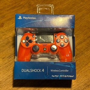 New Open Box Sony Playstation Dualshock 4 Orange PS4 Controller